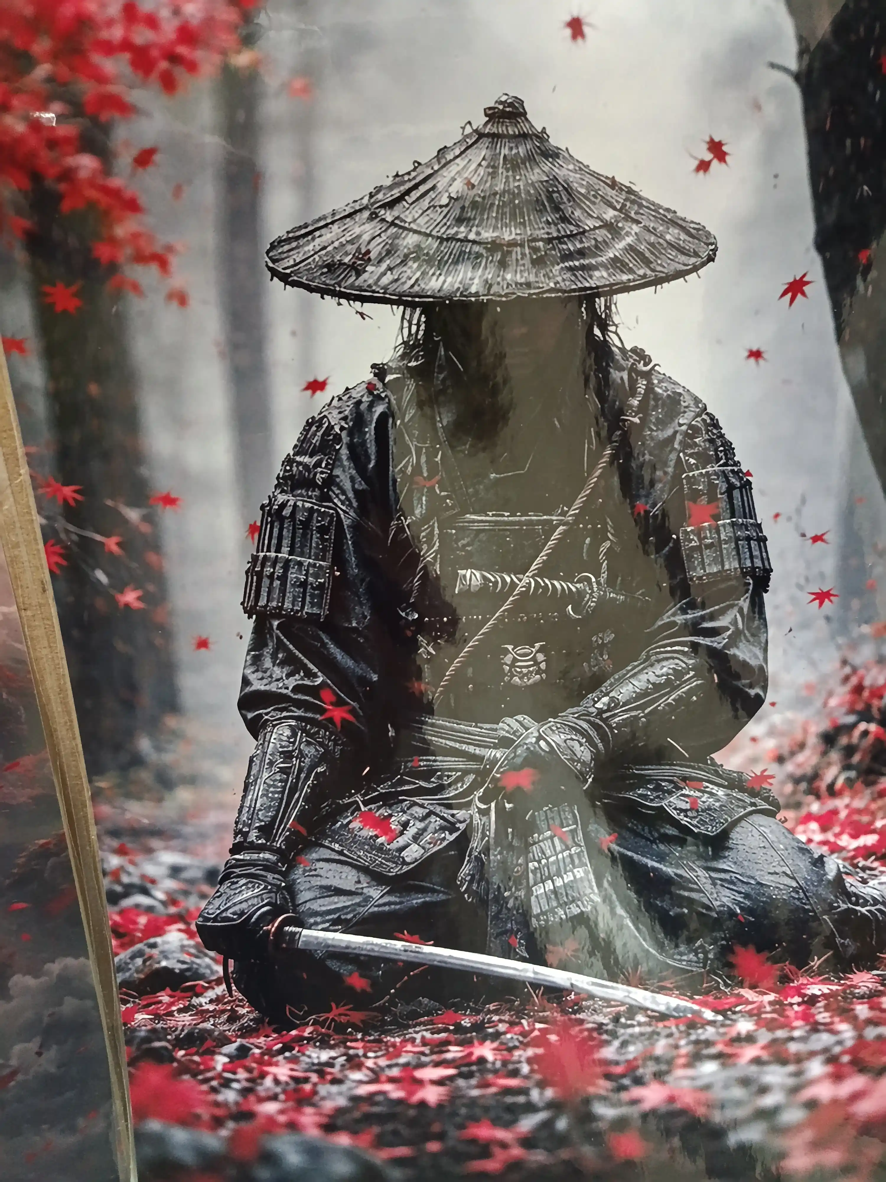 Samurai Posterlar plakatlar laminatsiyalangan A4 formatli