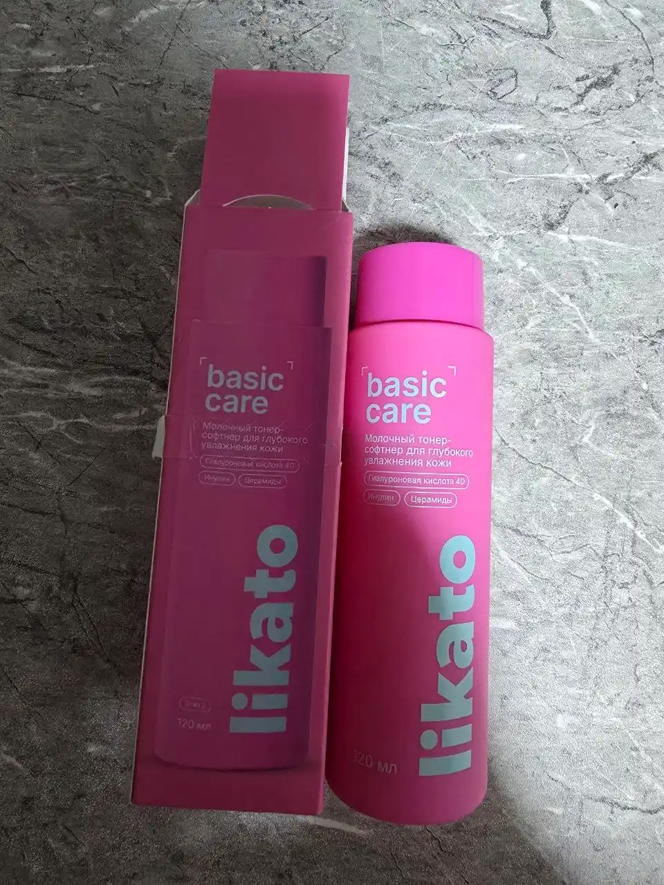 Yuz uchun namlantiruvchi toner Likato Basic Care, quruqlik va suvsizlanishga qarshi, 120 ml