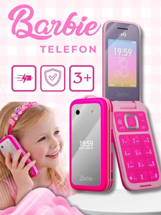 NOKIA Barbie – 2 ta SIM kartali, kamerali, Bluetoothli telefon - 