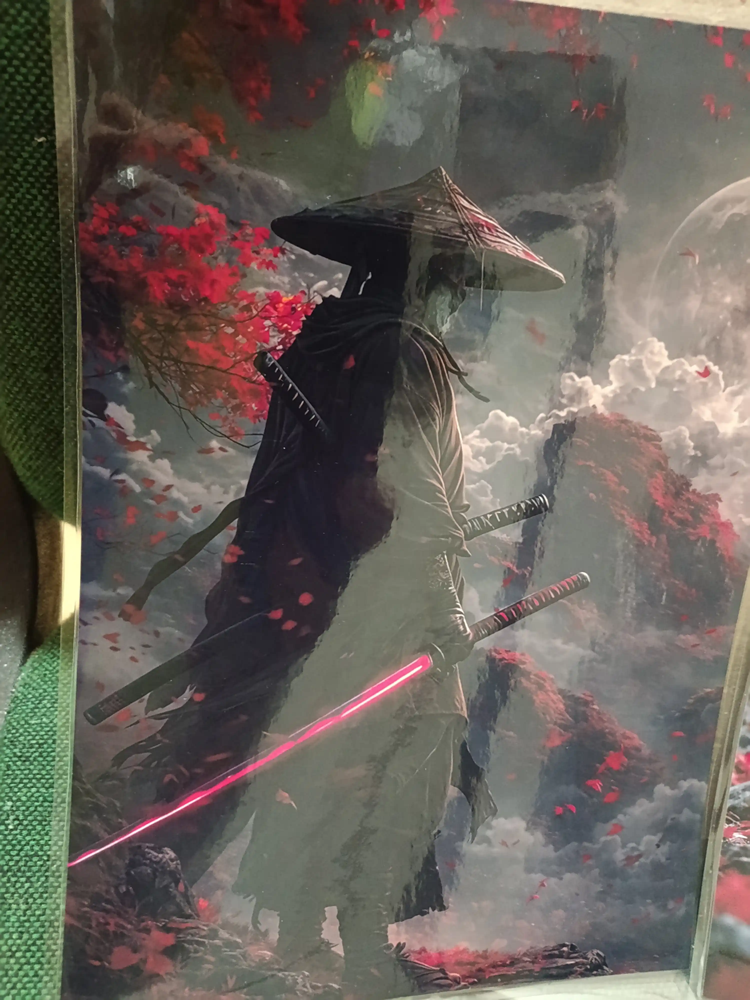 Samurai Posterlar plakatlar laminatsiyalangan A4 formatli