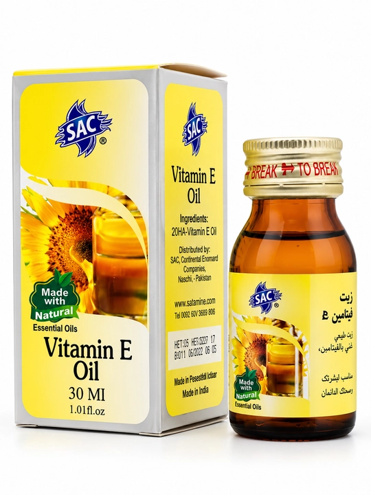SAC tabiiy moylar, 30 ml – jojoba, zanjabil, sidr, vitamin E, apelsin yog‘i