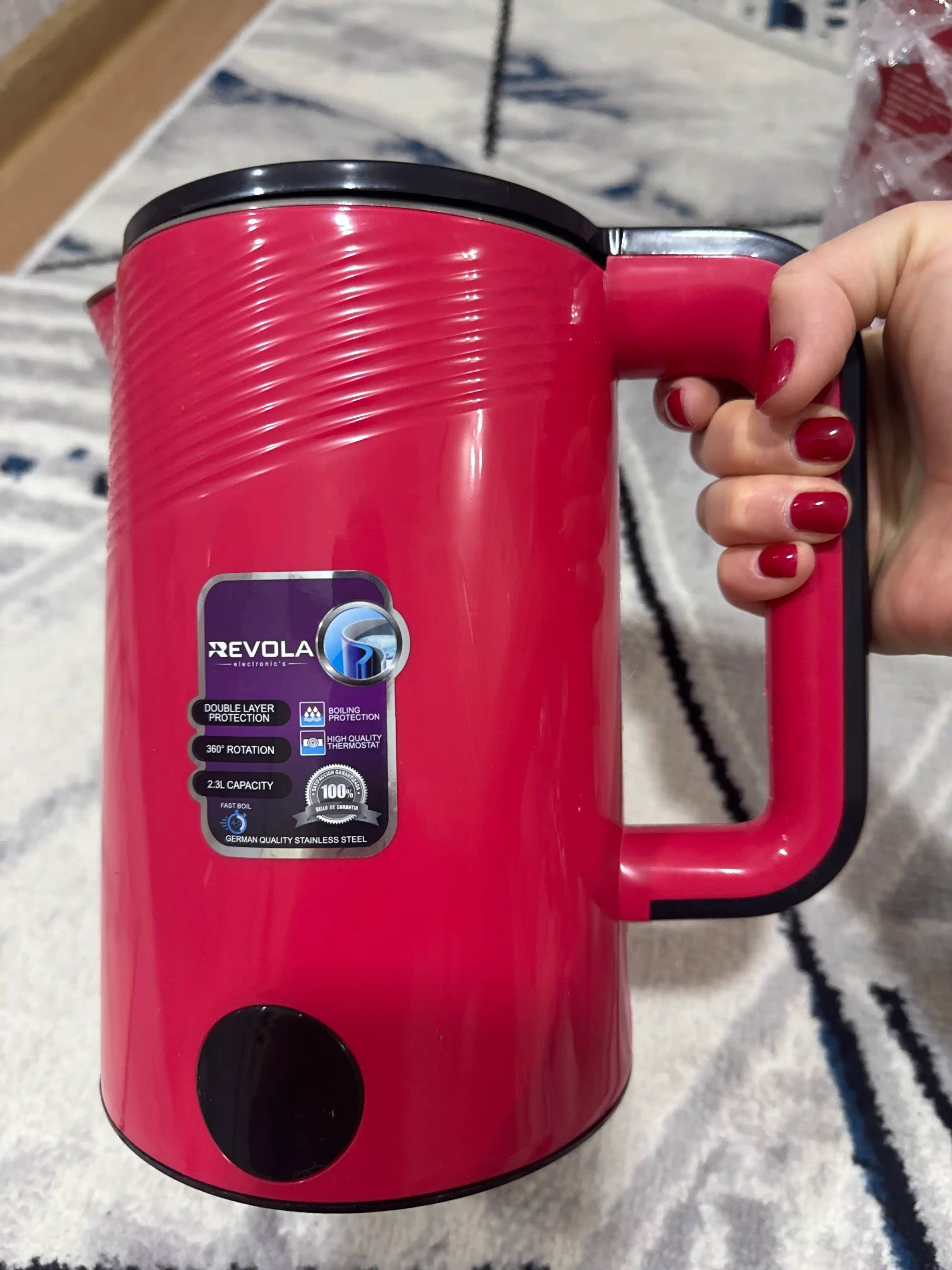 Revola Elektr choynak, 2,5 litrli, choy damlash uchun elektr choynak, 1500 Vt tefal