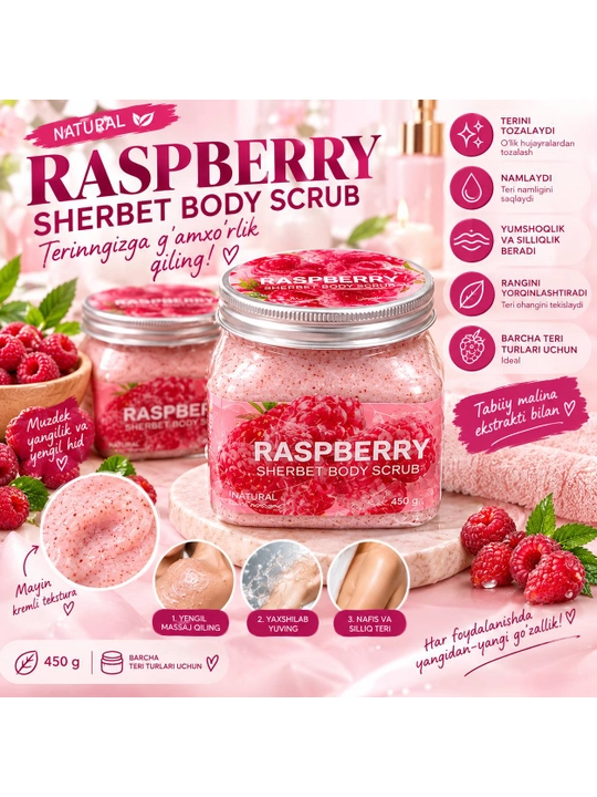 Tana uchun skrab tabiiy 350 ml - 