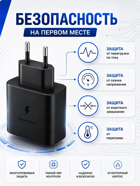 Samsung 45W ORG Type-C zaryad qurilmasi Juda tez zaryadka 2.0, USB-C kabel 5A / 1.8m