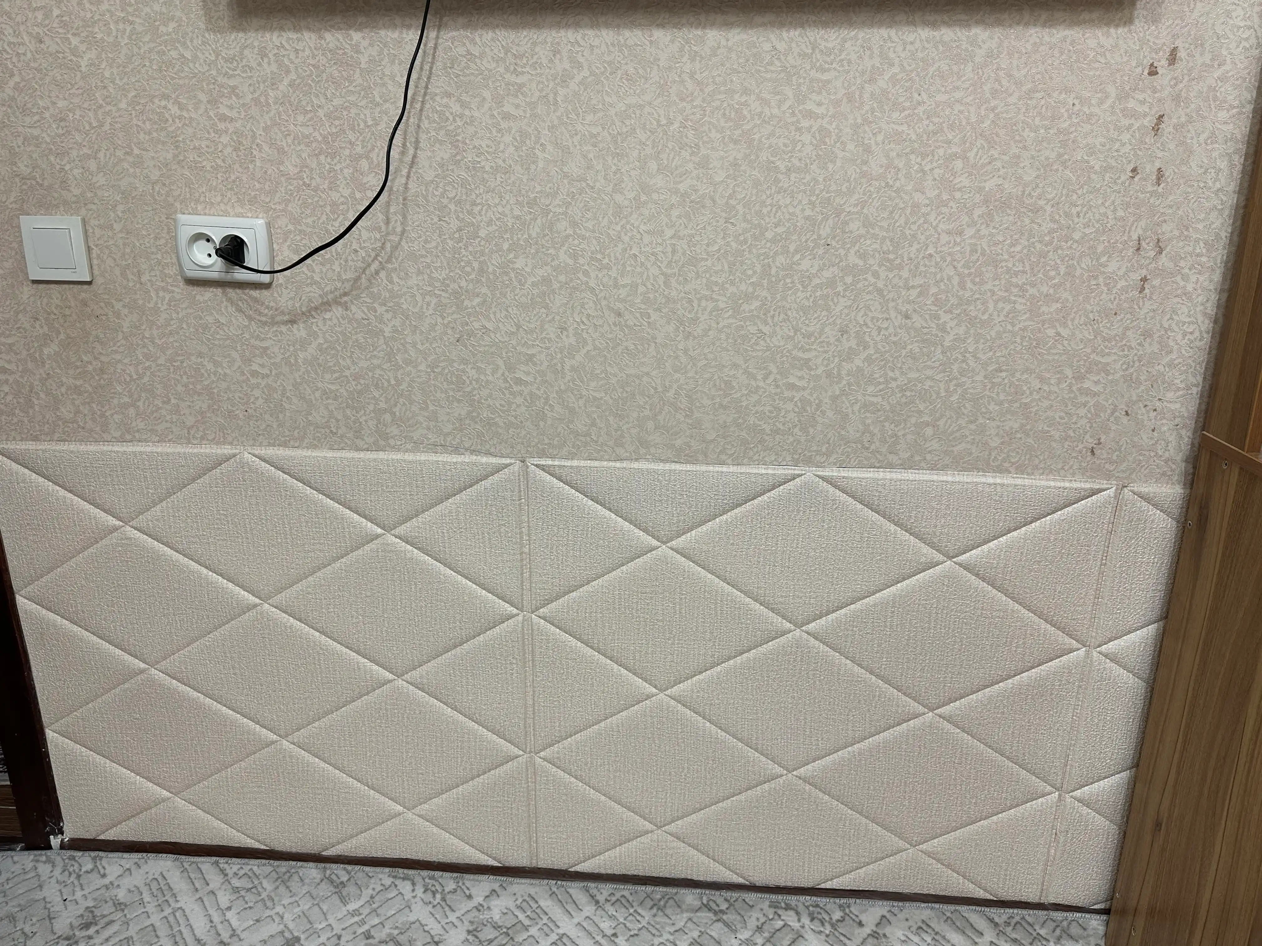 Rangli va zamonaviy, 70x70 sm, PVC dev fon rasmi, 5 dona
