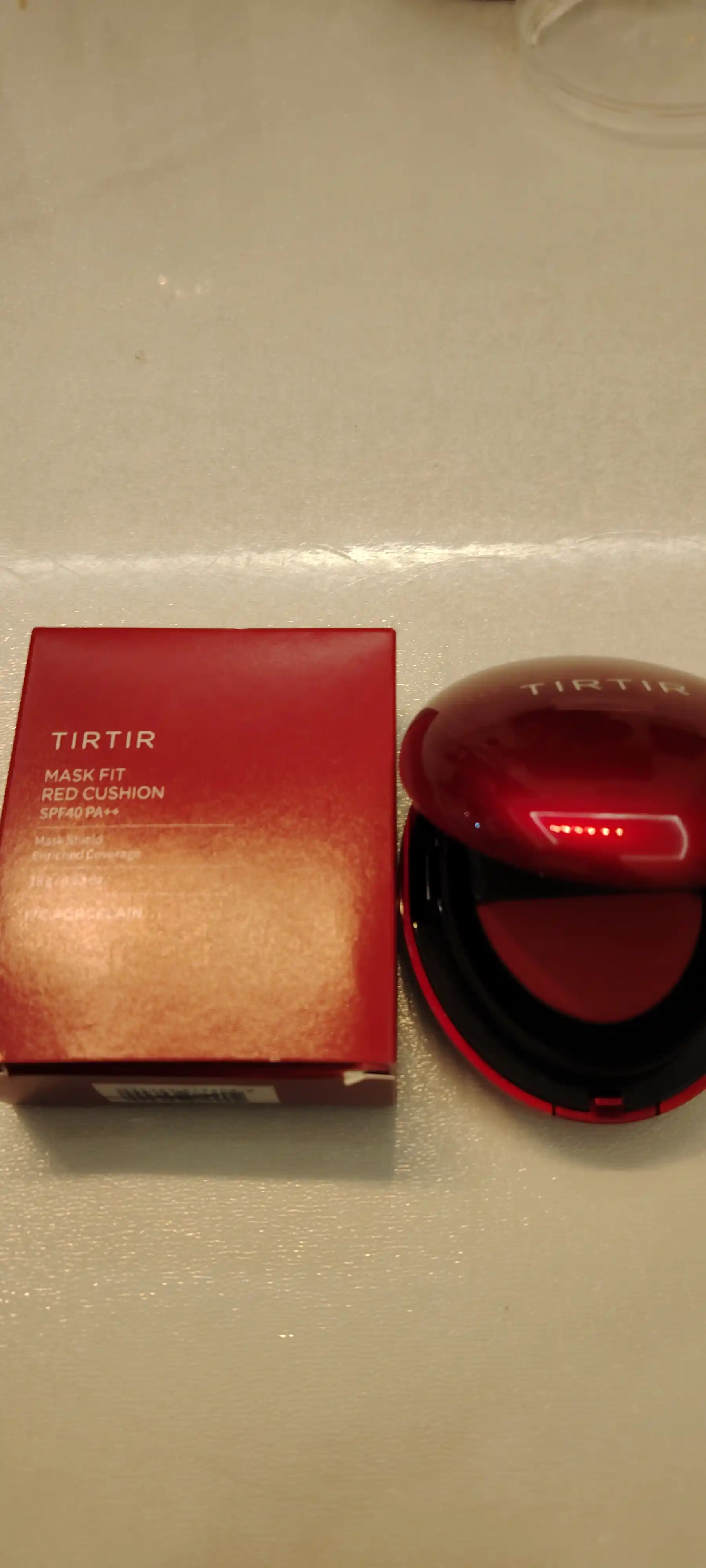 Kushon TIRTIR Mask Fit Red Cushion SPF40 PA++, 13, 17, 19, 21, 23 ranglari, soyalari