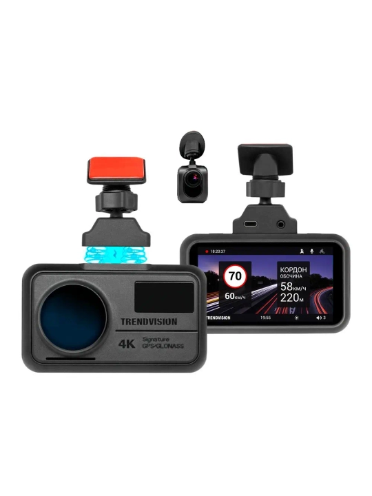 Видеорегистратор TrendVision TDR-725 Real 4K 2CH - 