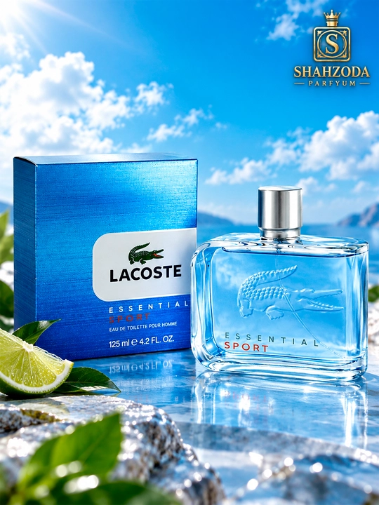 Erkaklar uchun Lacoste Essential Sport tualet suvi, 125 ml - 