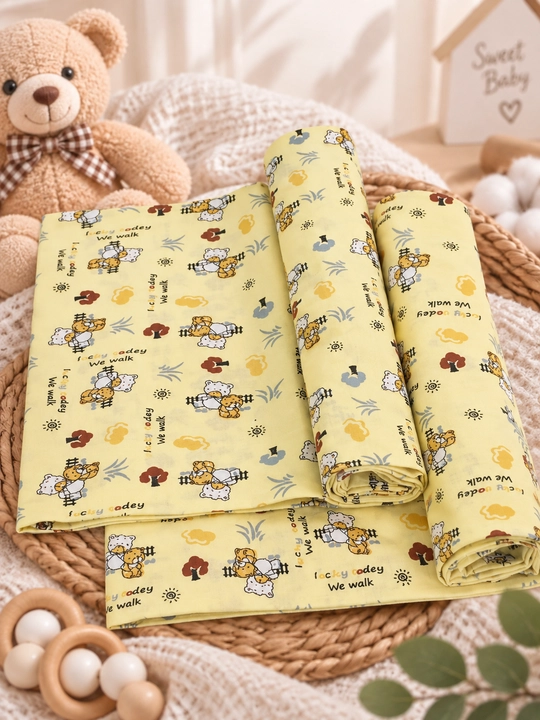 Пелёнка для новорождённых, детская простыня, поплин, 100% хлопок, 110×110 см