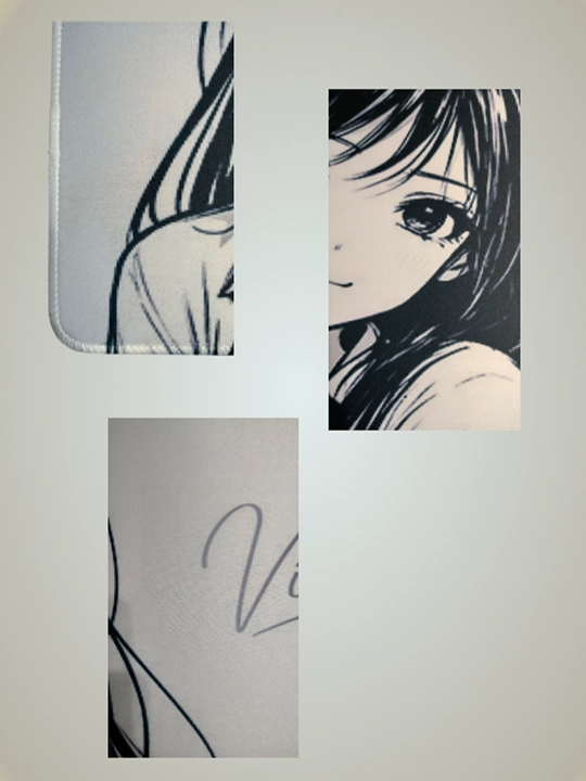 Anime-printli, stol usti uchun katta o‘yin sichqoncha va klaviatura gilamchasi (80x30 sm)