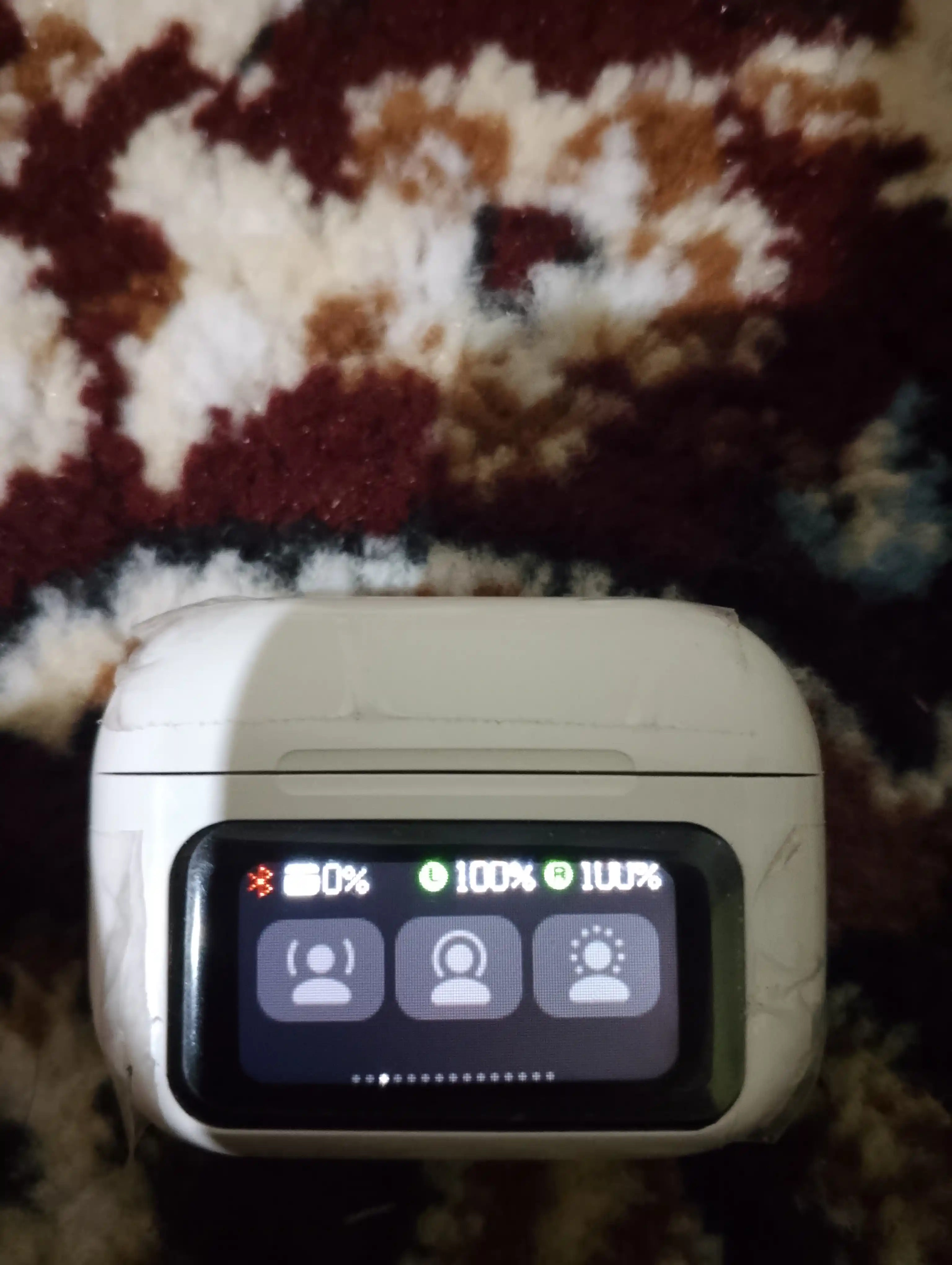 Simsiz Bluetooth naushnik A9 Pro, smart ekranli, ANC, USB-C, mikrofon, kuchli bass