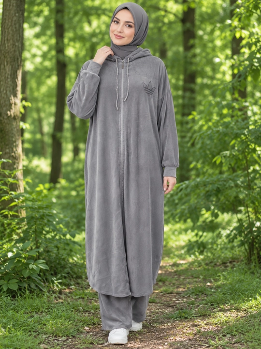 Ayollar kiyimi oversize ikkilik, bambuk matoli ayollar uchun, 48-54 gachan
