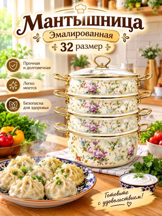 Мантышница Эмалированная - 