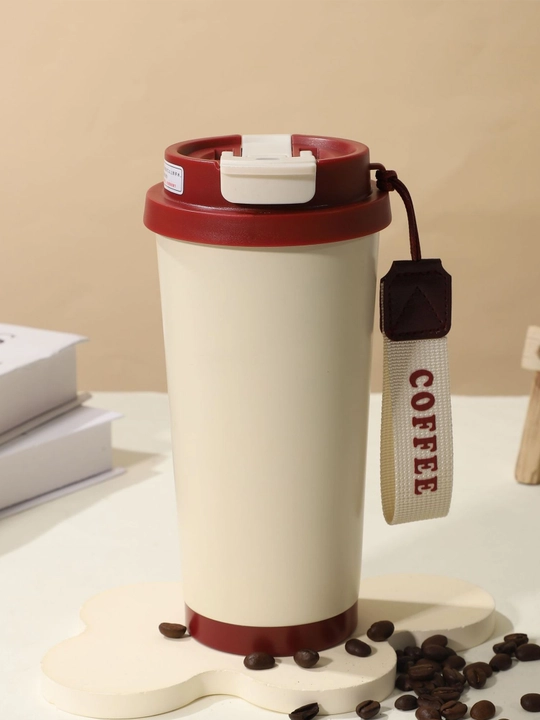 Termо krujka, 530 ml, somon bilan, kofe va choy uchun, issiq va sovuqni saqlaydi - 