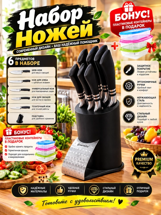 Набор ножей - 