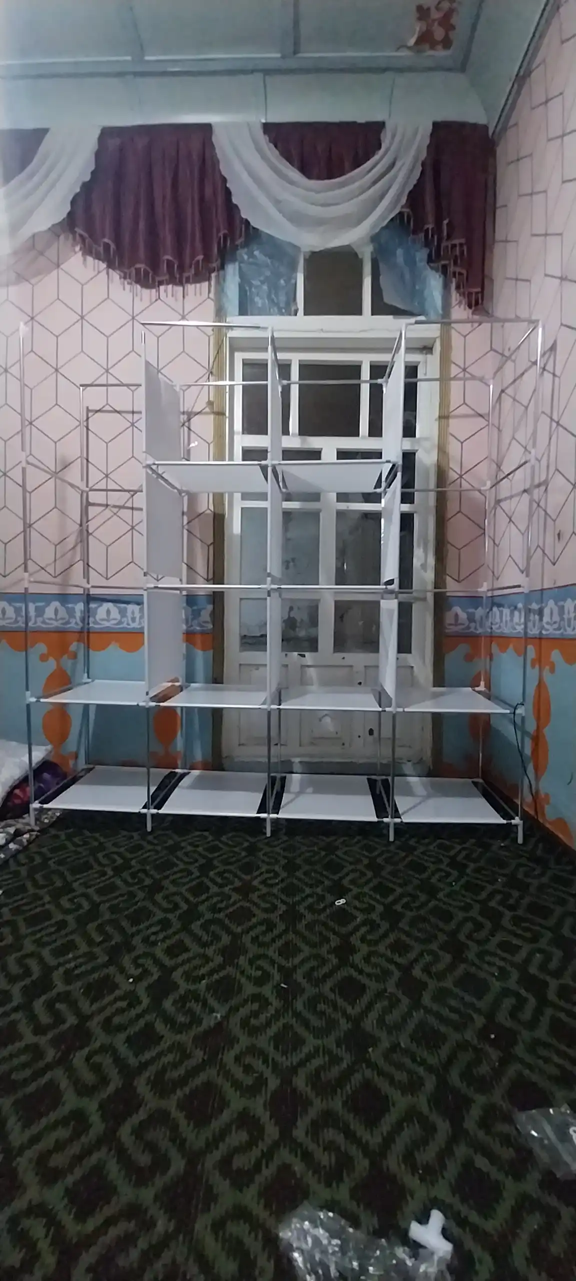 Складной тканевый шкаф органайзер для одежды, детский гардероб для хранения вещей