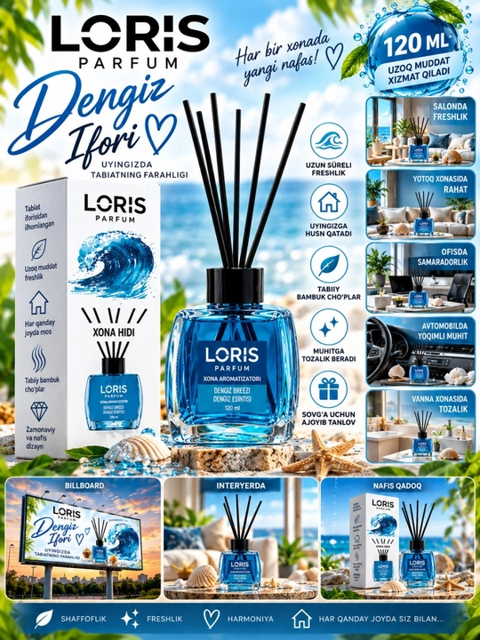 Uy va ofislar uchun havo xushbo'ylagichi "LORIS" - 