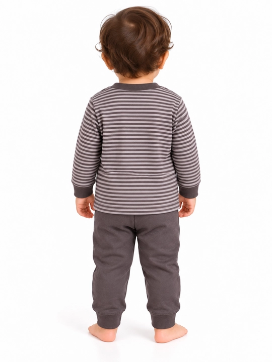 Qizlar va o‘g‘il bolalar uchun pijama, 6 oylikdan 2 yoshgacha, o‘lchamlari 70–80–90
