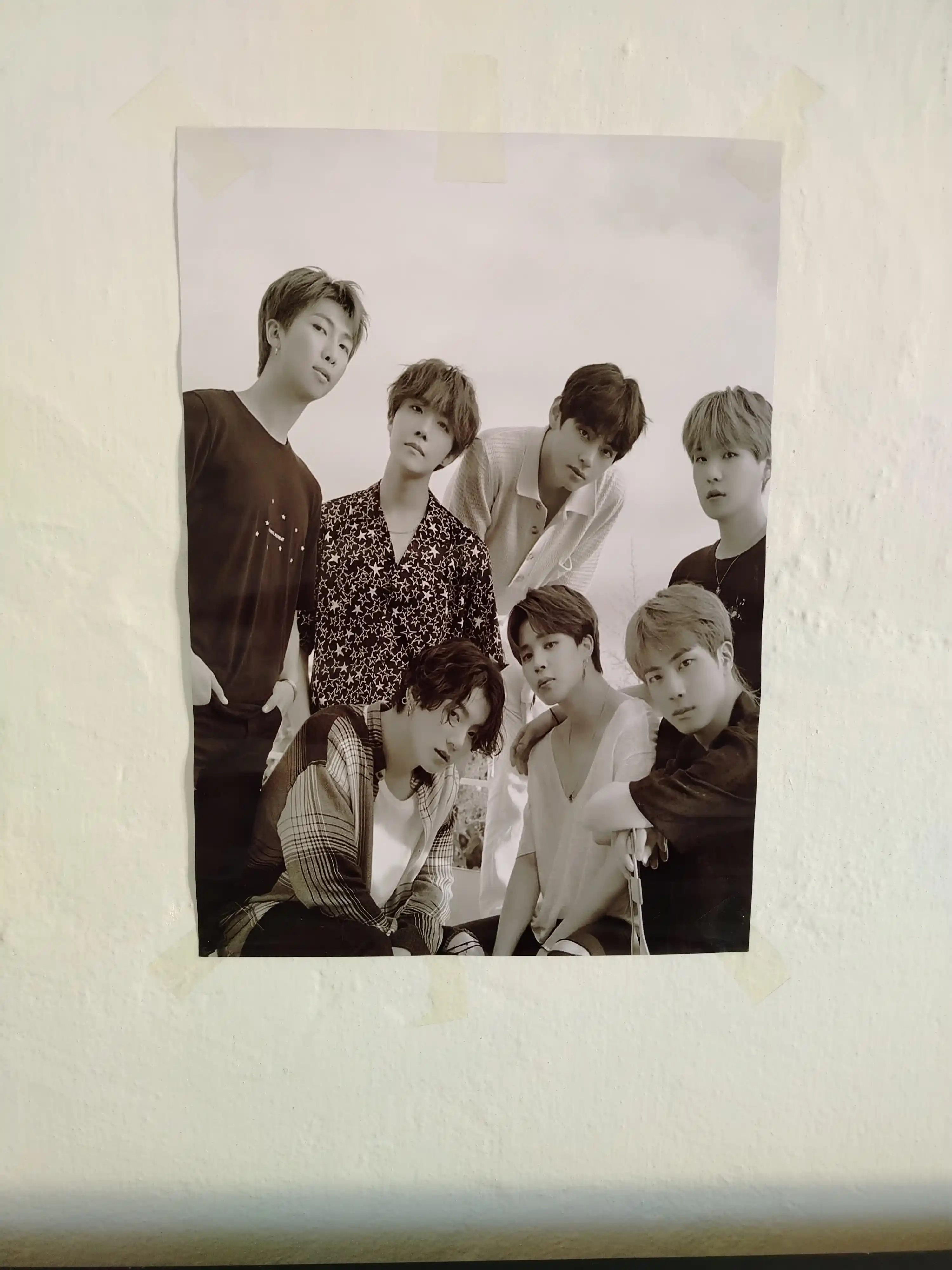Постеры с к поп группой BTS, А3
