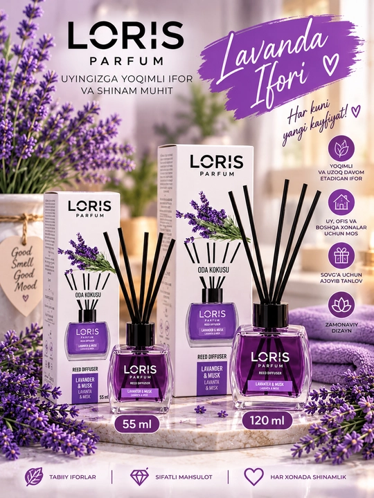 Uy va ofislar uchun havo xushbo'ylagichi "LORIS" - 