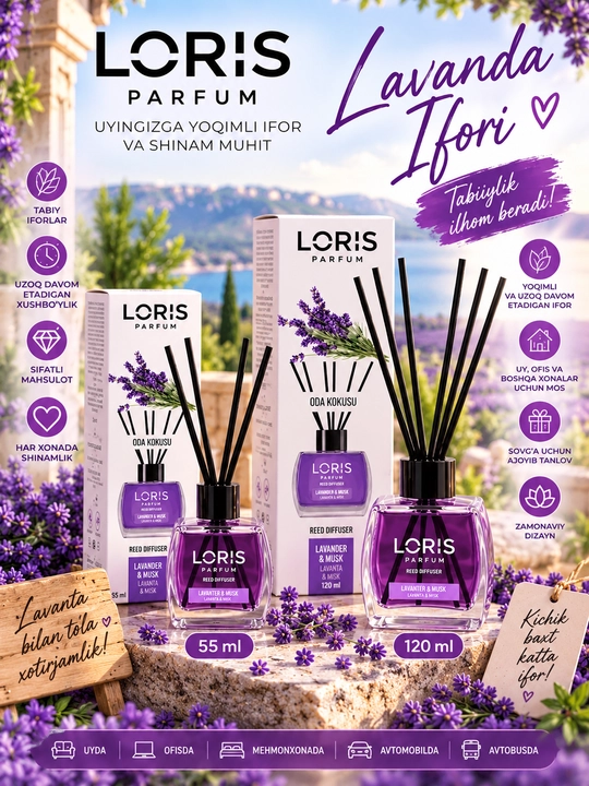 Ароматизатор воздуха для дома и офиса "LORIS"