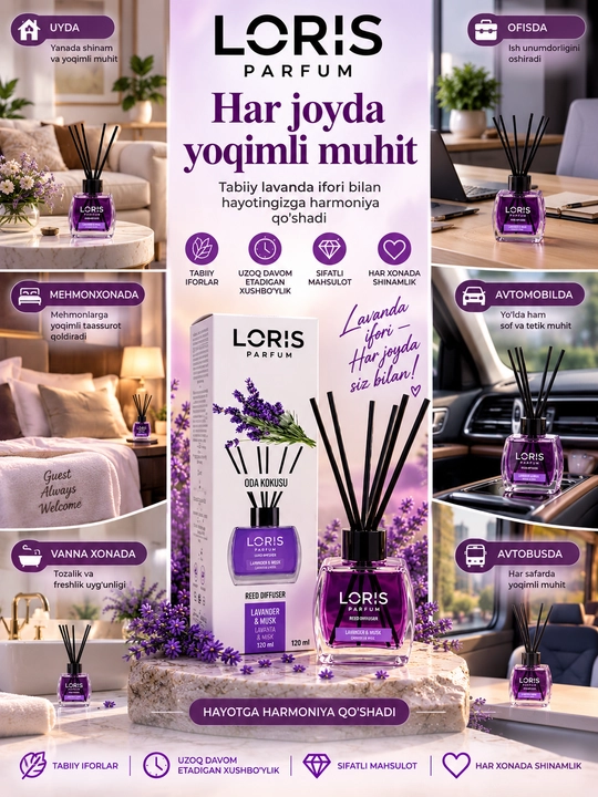 Ароматизатор воздуха для дома и офиса "LORIS"