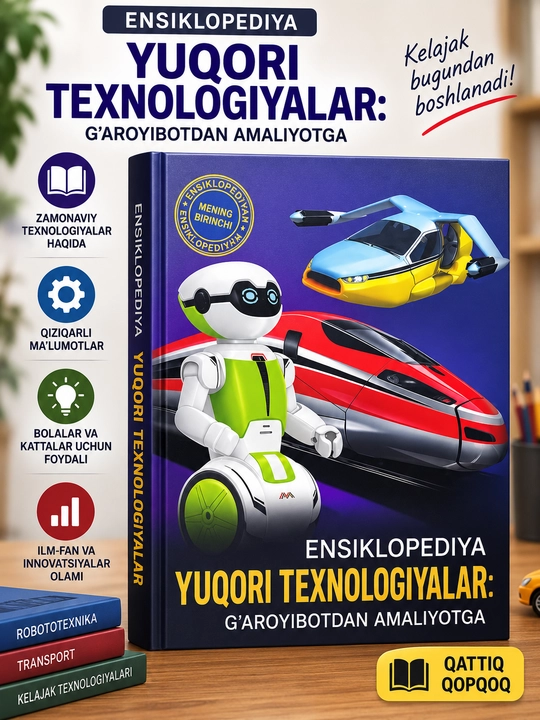 Ensiklopediya. Yuqori texnologiyalar: g‘aroyibotdan amaliyotga - 