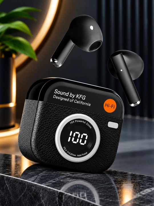 Q86 simsiz quloqchinlar, Bluetooth 5.4, AI tarjimon,sensorli boshqaruv, shovqinni kamaytirish