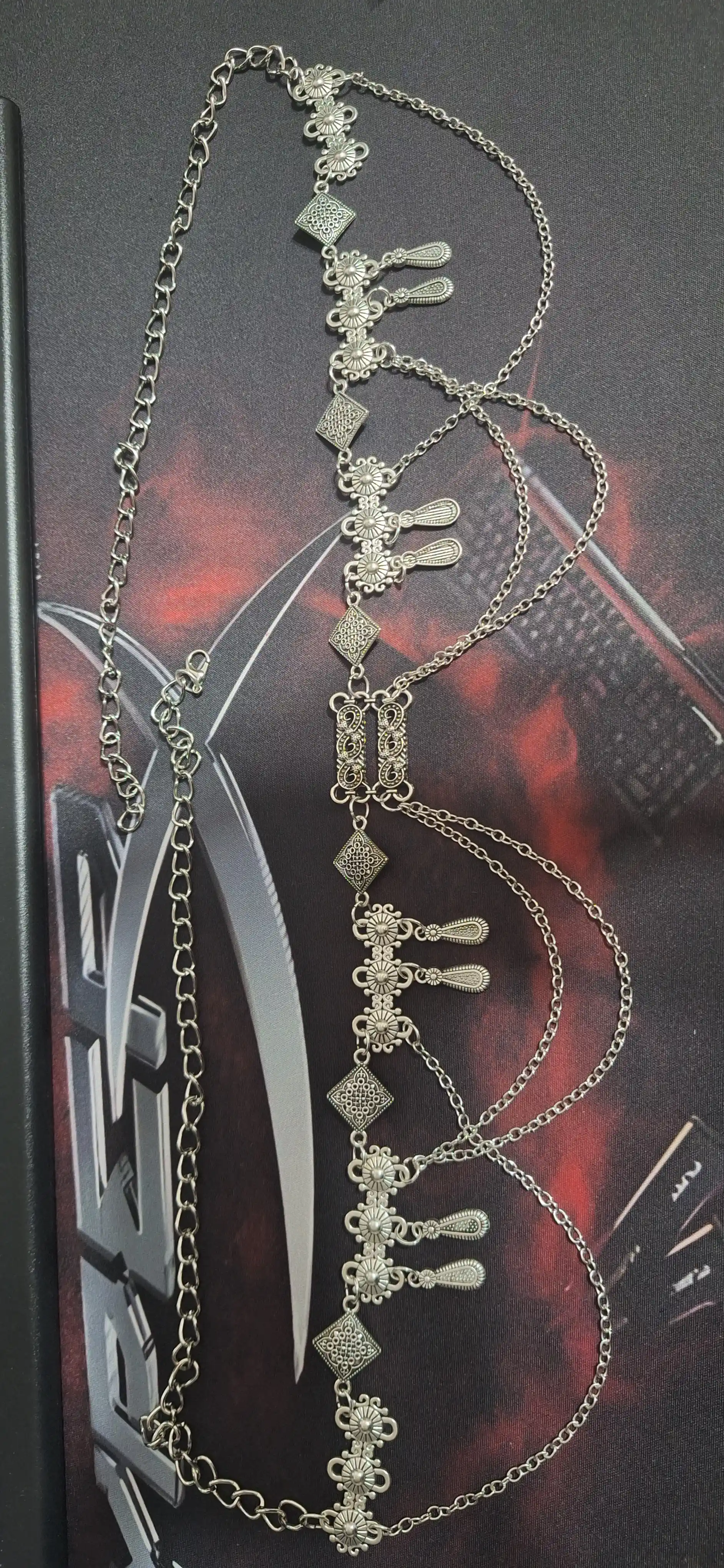 Цепочка на талию и живот, belly chain