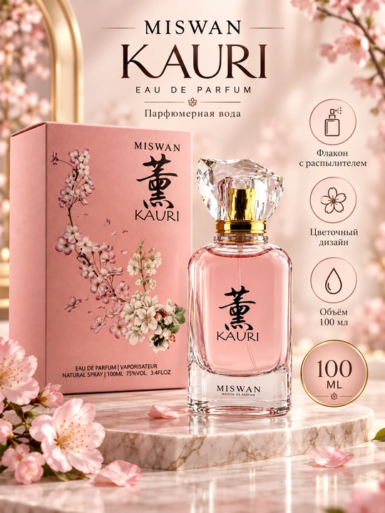 Miswan Kauri ayollar parfyumeriya suvi, 100 ml (Eau de Parfum)