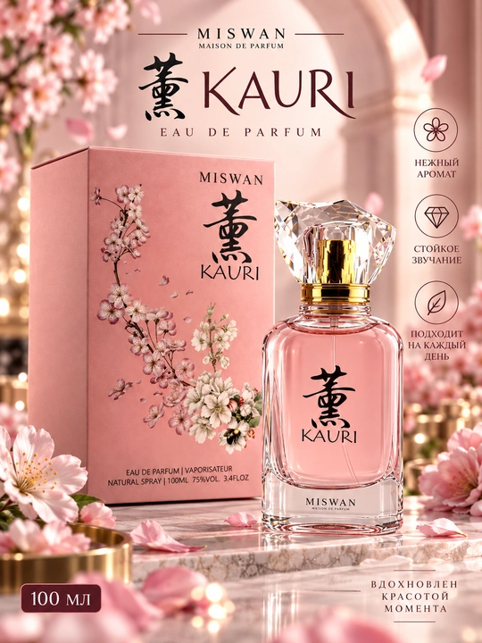 Miswan Kauri ayollar parfyumeriya suvi, 100 ml (Eau de Parfum) - 
