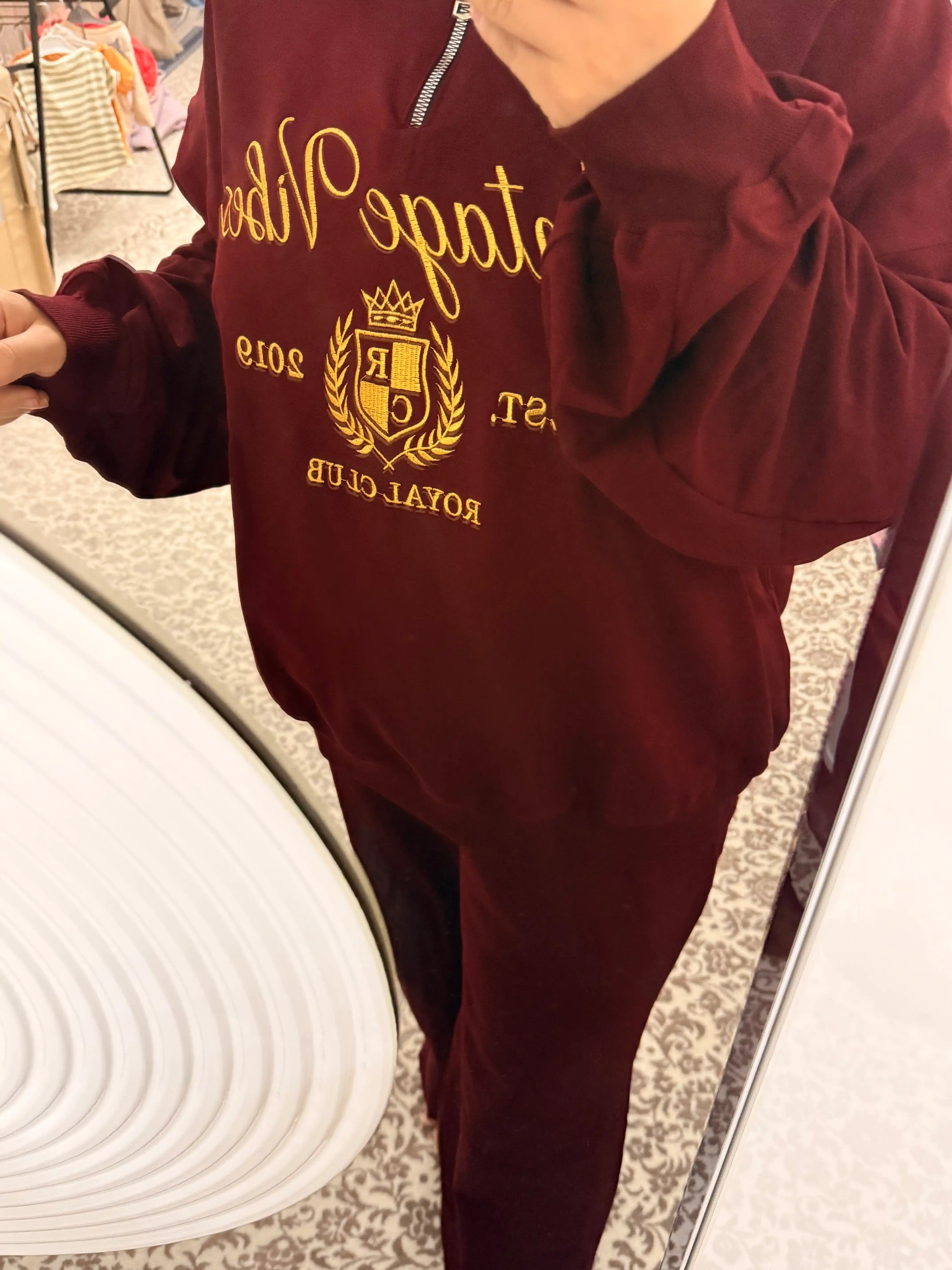 Ayollar sport kostyumi, svitshot va shimlari, to‘plam, o‘lchamlari: XS-S-M-L-XL-3XL