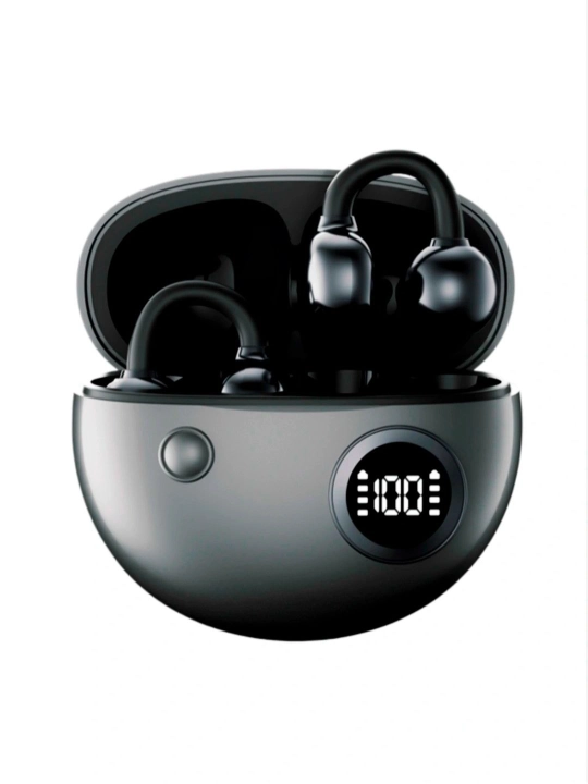 Bluetooth 6.0 TWS Stereo, shovqinni kamaytirish, raqamli displeyli simsiz quloqchinlar