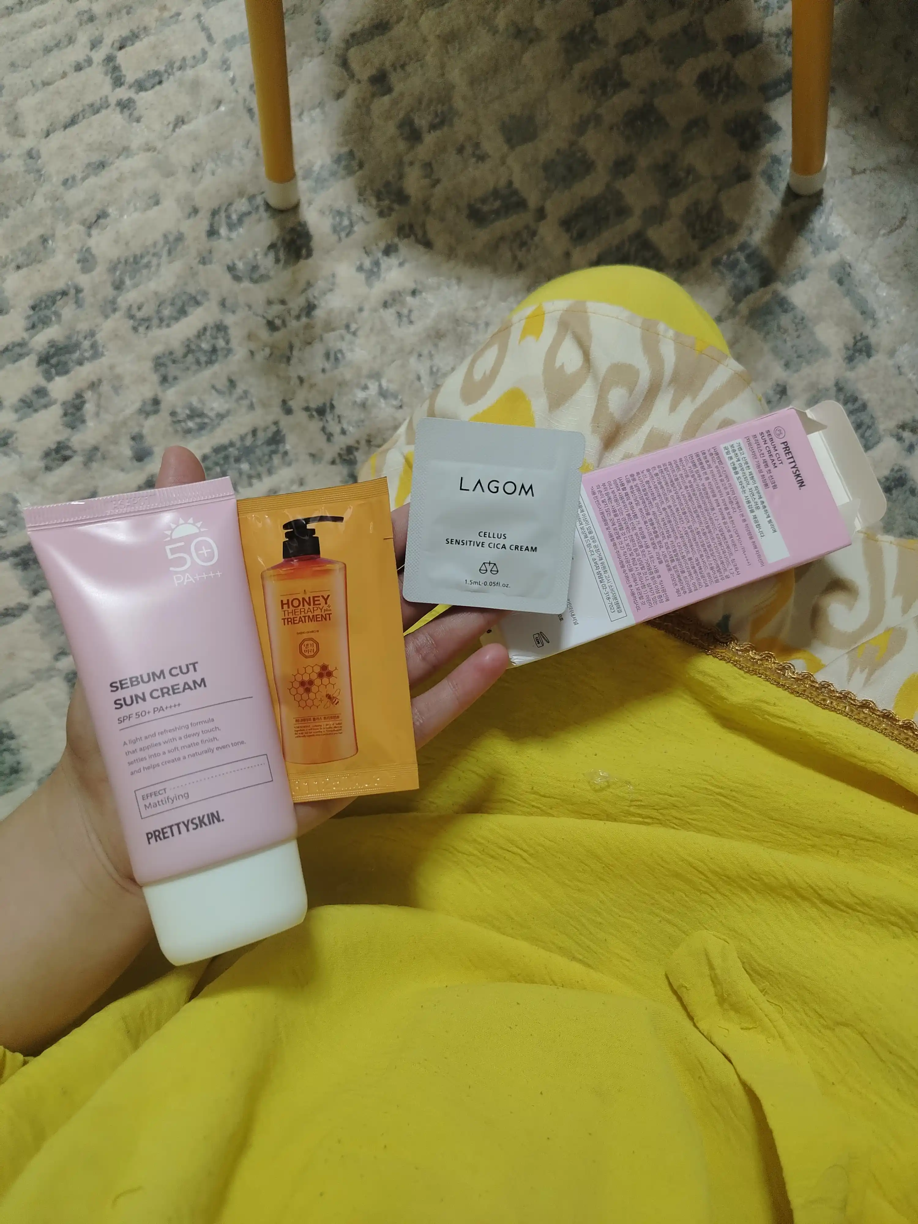 Yuz uchun namlovchi, quyoshdan himoyalovchi krem, Pretty Skin, SPF50+ PA++++ 4 xil, 70 ml