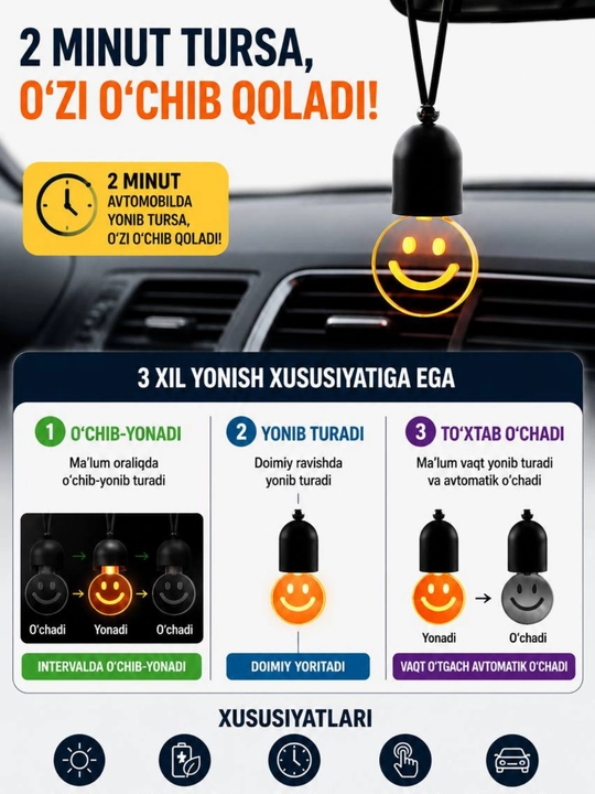 Декоративная подвеска в виде улыбки, автомобильная, подходит в качестве подарка