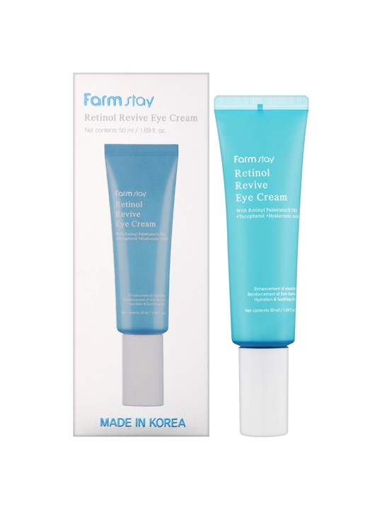 FarmStay Retinol Revive Eye Cream (объемом 50 мл), интенсивный омолаживающий крем - 