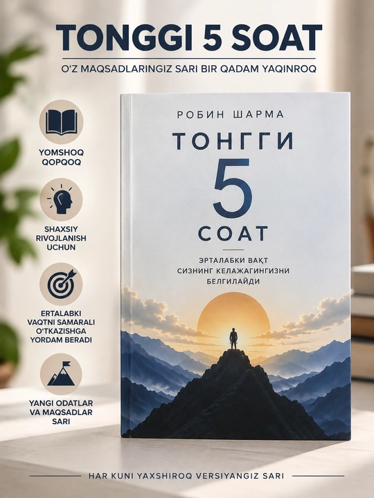 Tonggi 5 soat, Robin Sharma - 
