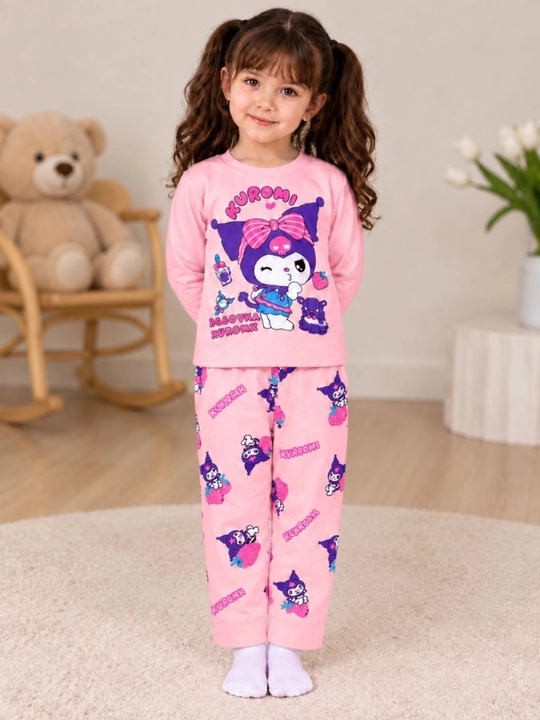 Qizbolalar uchun qulay momiq pijama. 2-3-4-5 yosh uchun