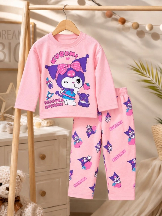 Qizbolalar uchun qulay momiq pijama. 2-3-4-5 yosh uchun