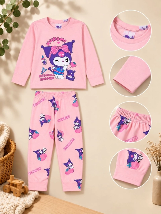 Qizbolalar uchun qulay momiq pijama. 2-3-4-5 yosh uchun