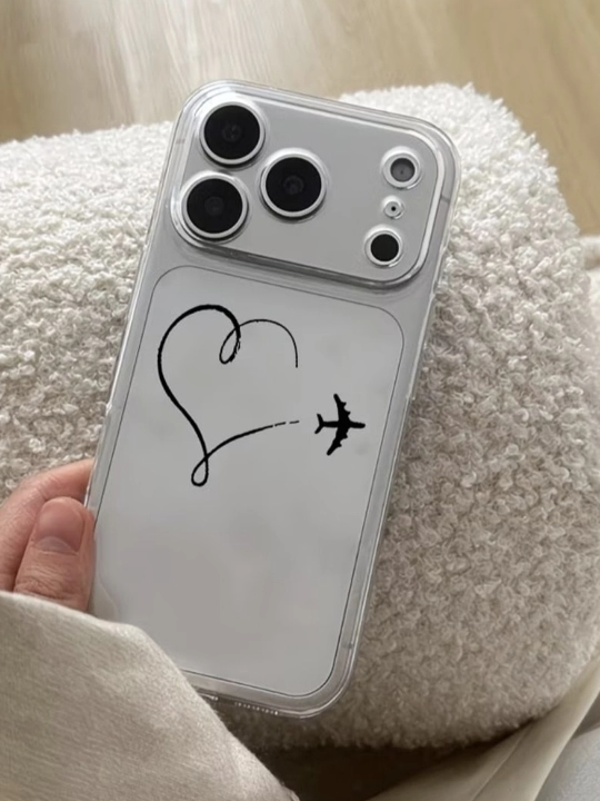 Прозрачный силиконовый чехол iPhone 17 Pro