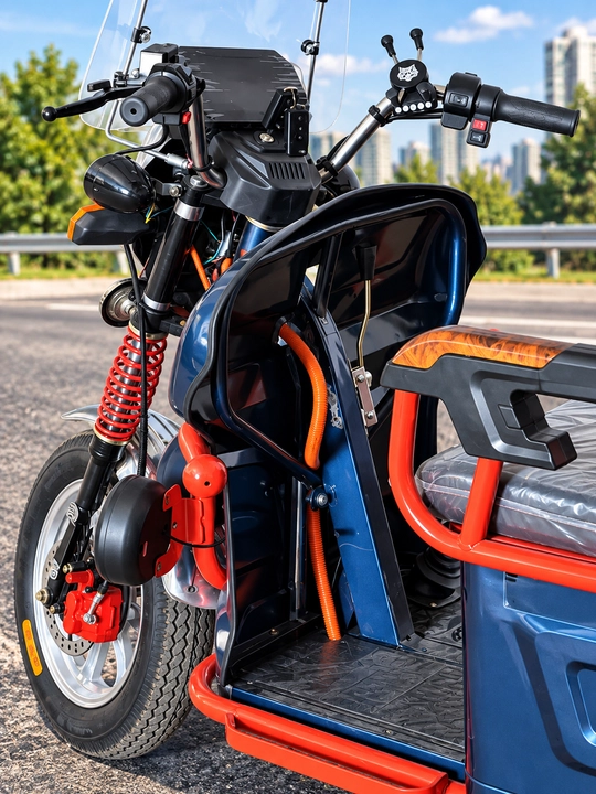 Электро трицикл AGNAT T7S, 60V 32Ah, 1000W, 50 км/ч, запас хода 60 км, груз-сть до 300 кг