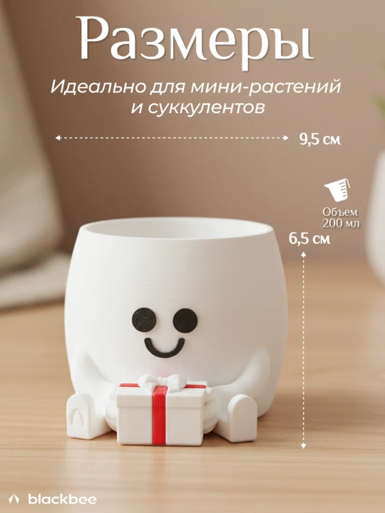Горшок для цветов кактусов и суккулентов