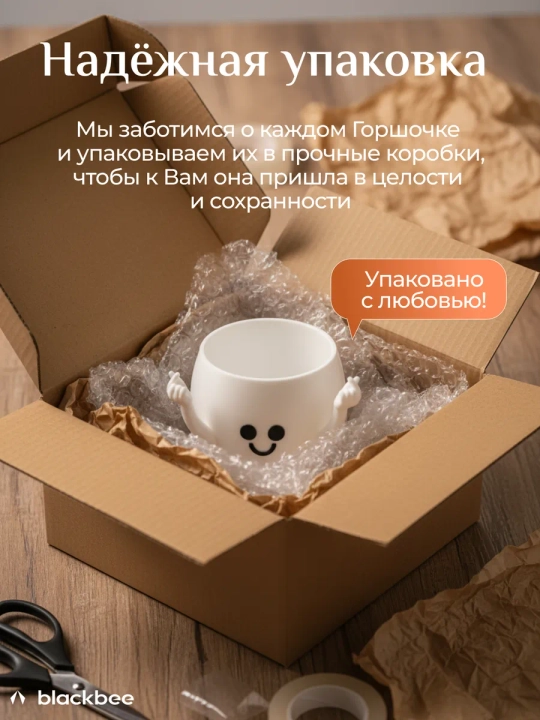 Kaktuslar va sukkulentlar uchun gul idishi