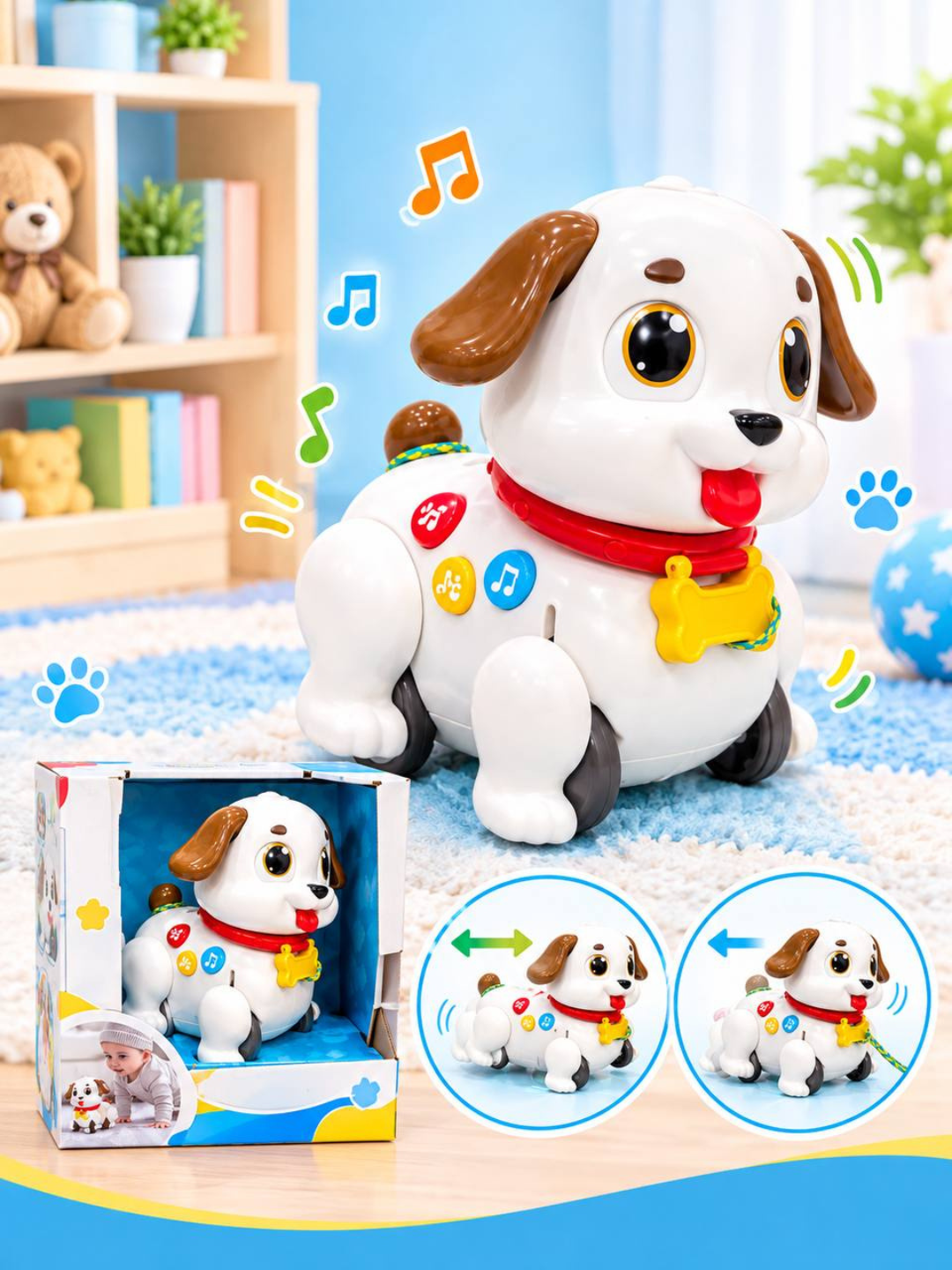 Музыкальная игрушка, интерактивная игрушка, танцующая игрушка - 