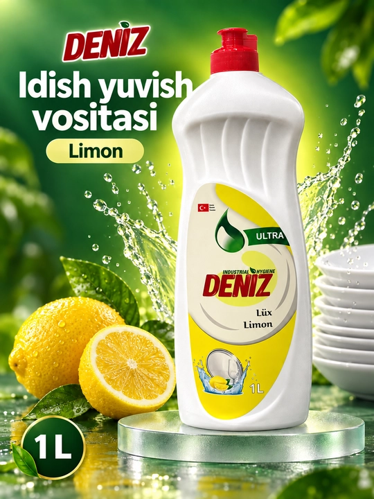 Idish yuvish uchun vosita Deniz Limon, 1L - 