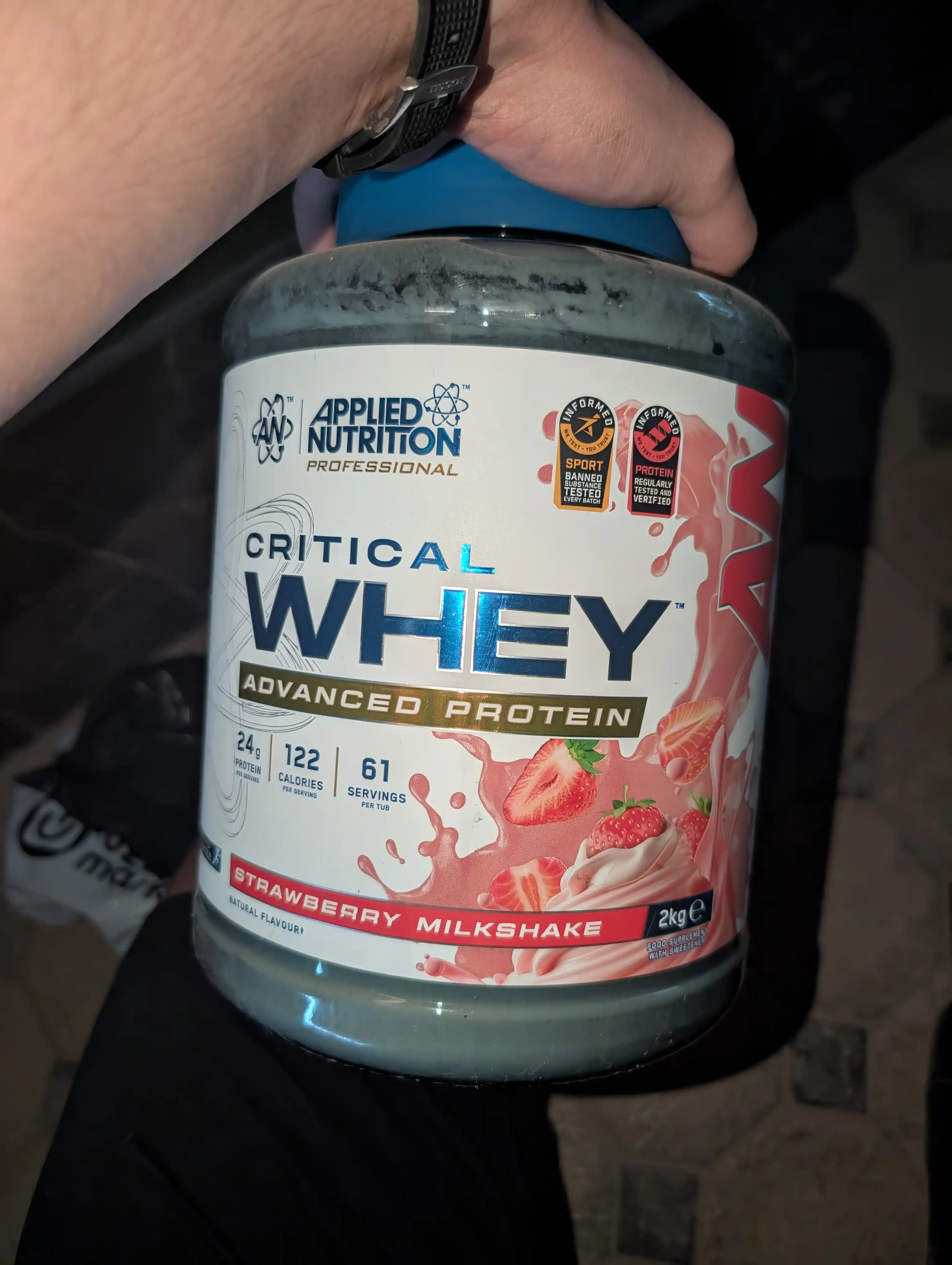 Applied Nutrition Critical Whey Protein 2.2кг, 61 porsiya
