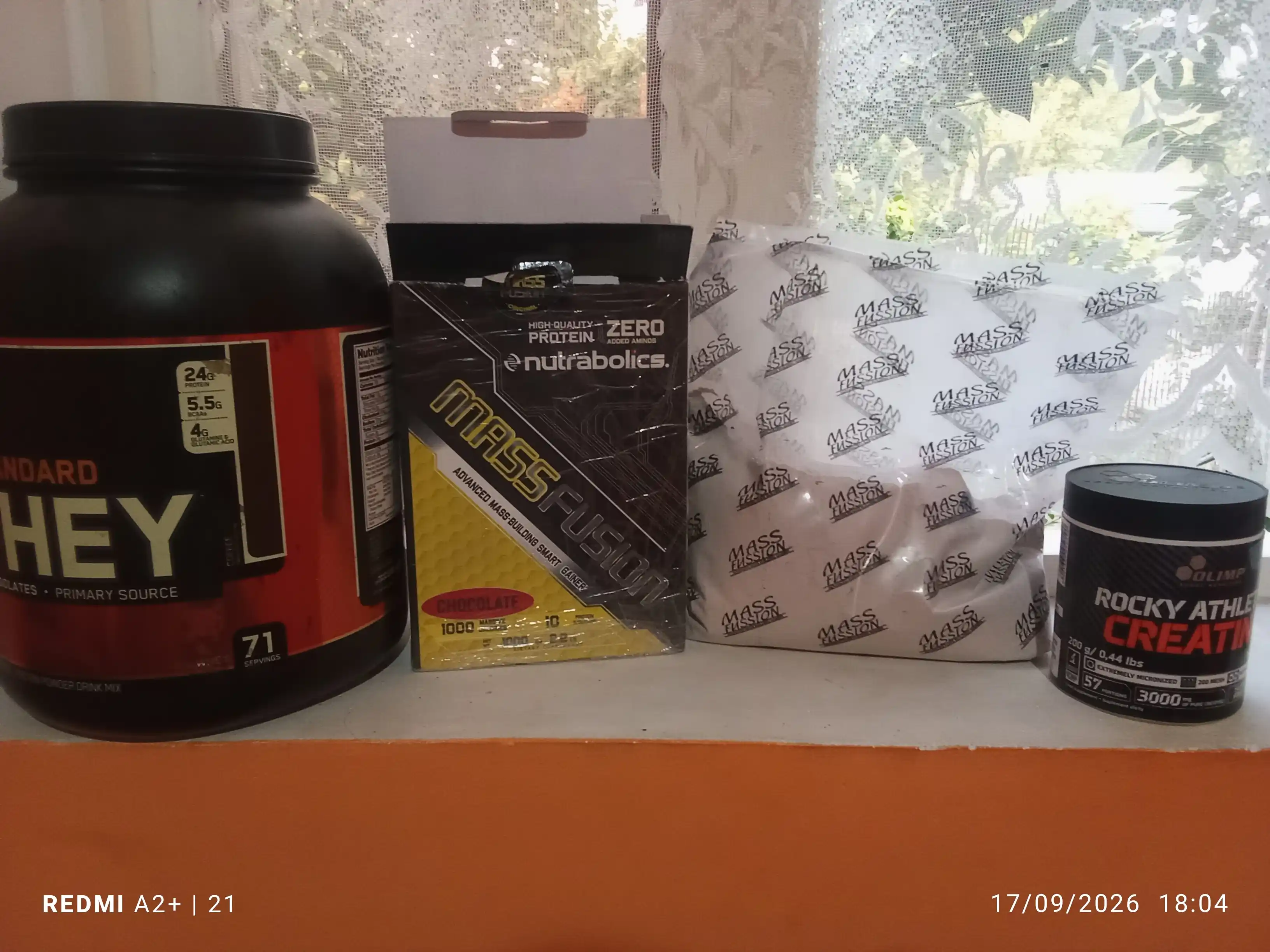 Гейнер Mass Fusion Gainer, 3 кг, для Набора Массы, высокобелковый, высококалорийный