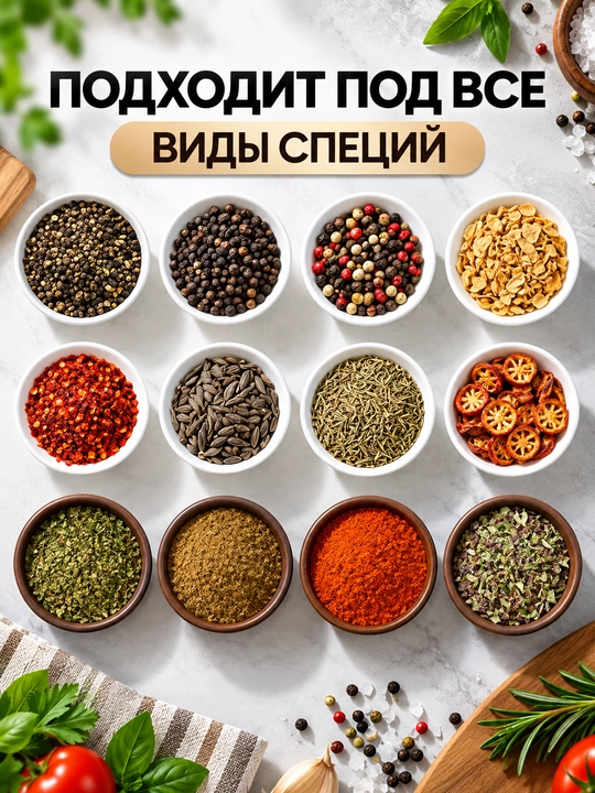 Контейнер для специй, солонка, белая