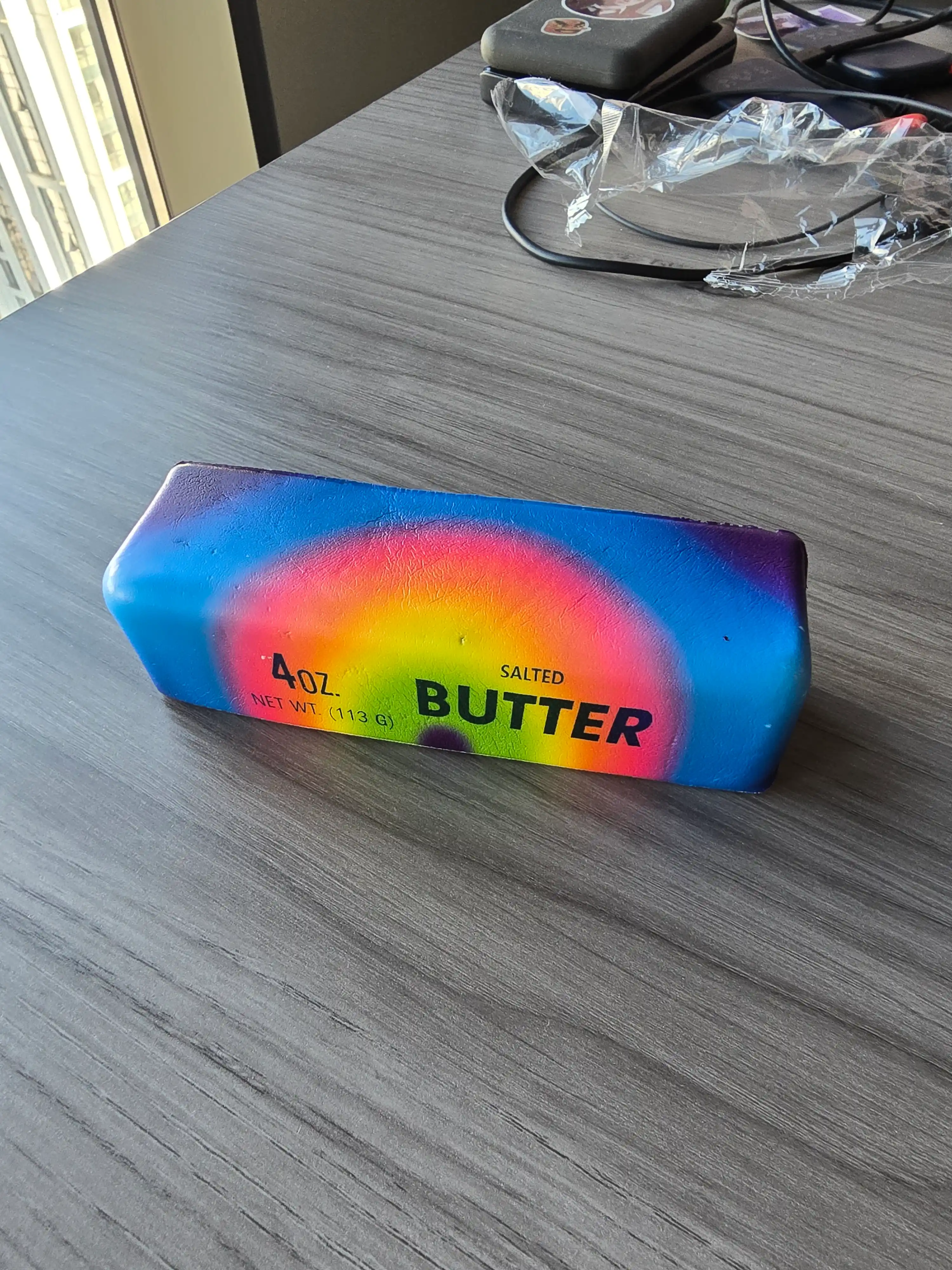 Сквиш Баттер антистресс игрушка Butter 4 oz, мягкий сквиш для рук, разноцветный